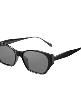 cyxus2025新款猫眼窄框太阳镜防紫外线Jennie同款猫眼墨镜女