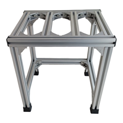 铝型材框架3030铝合金扫地机器人置物架定制金属架子电脑桌架N款