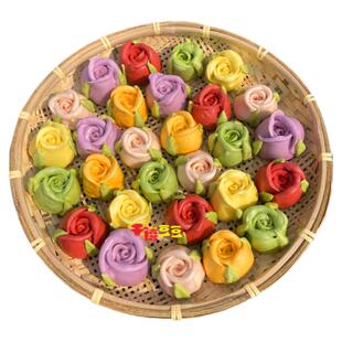 胶东花饽饽面鱼馍馍生日蛋糕面食馒头糕点母亲节花糕玫瑰花束花篮