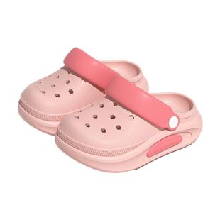 EVA儿童洞洞鞋女童2026新款外穿透气防滑不臭脚两穿厚底凉鞋男童