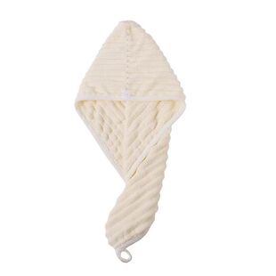 波浪纹干发帽家用成人可爱加厚柔软吸水速干包头干发帽网红公主风