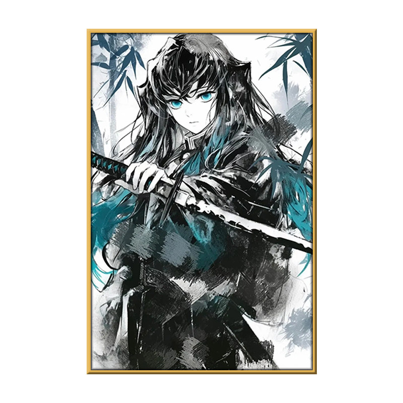 鬼灭之刃时透无一郎diy数字油画