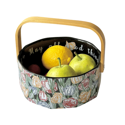 满城花开陶瓷水果篮高颜值伴手礼
