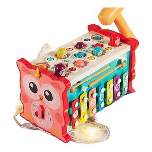 6个月以上婴幼儿童音乐玩具钢琴8蒙氏早教益智八音手敲琴宝宝乐器