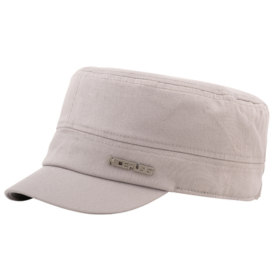 高品质2025新款男士平顶帽全封口