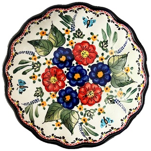 盘子特别好看的高级深盘菜盘家用2025新款陶瓷精致漂亮超好看盘子