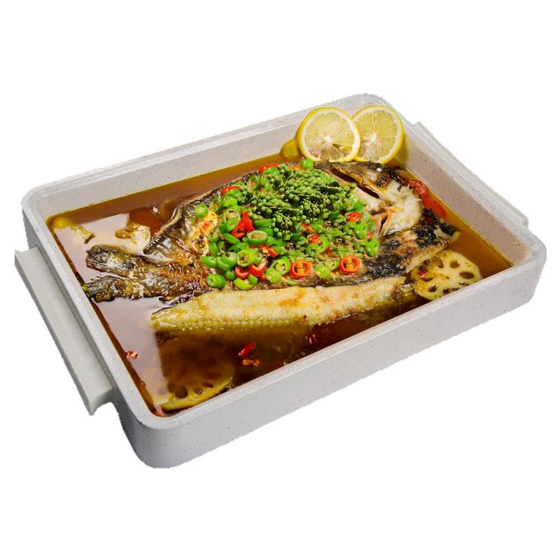 汇海盈预烤鮰鱼700g加热即食包装速食菜/预制菜