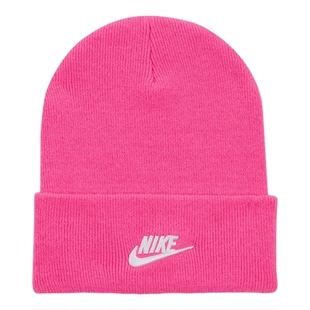 NIKE耐克毛线帽男女帽子冬新款刺绣Logo保暖针织帽冷帽HF0186-645