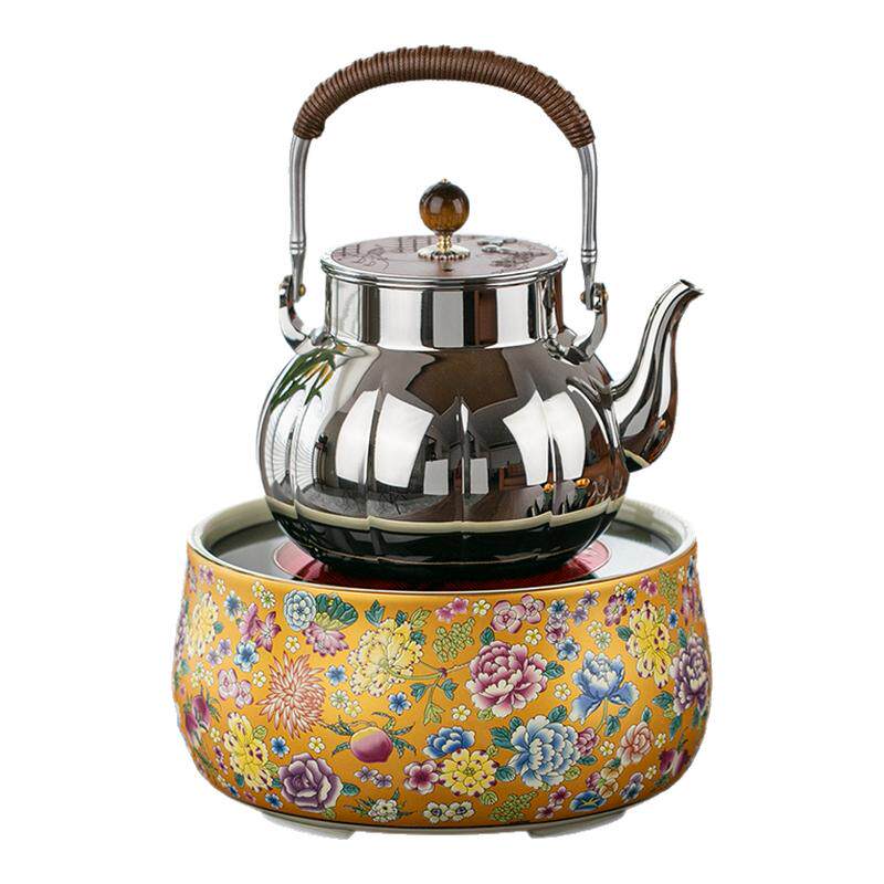 莺歌烧新品粉彩电陶炉静音