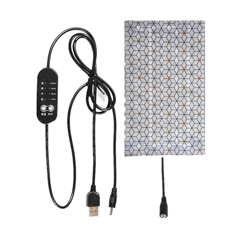USB5V智能充电石墨烯发热布理疗腰带暖宫寒肩颈睡觉暖手宝发热片