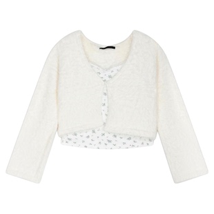 Heatherich套装女2026春季新款清新碎花吊带开衫两件套598457