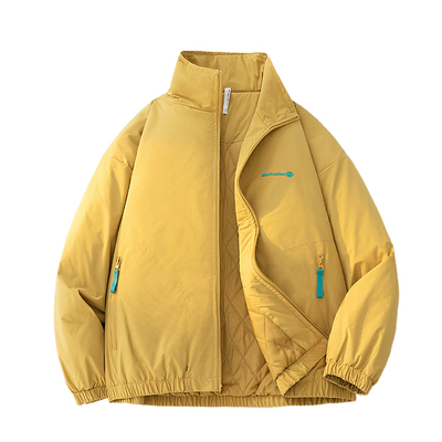 棉服外套女秋冬情侣款休闲棒球服