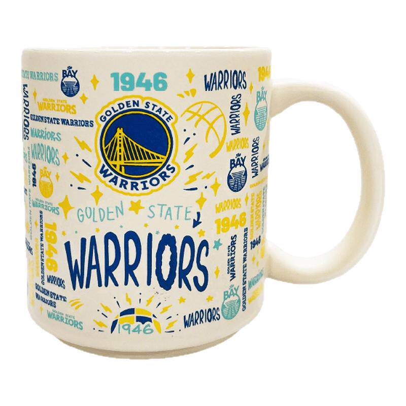 NBA满杯logo马克杯勇士湖人独行侠马刺雷霆喝水杯创意陶瓷杯礼物