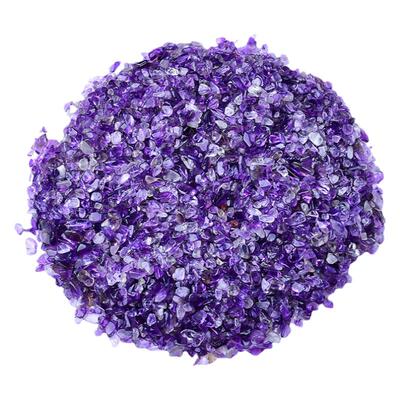 天然紫水晶碎石消磁石摆件