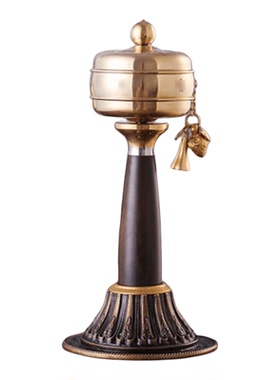 右挽狂澜全铜制火炬轮转金筒