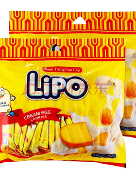 越南进口Lipo原味面包干