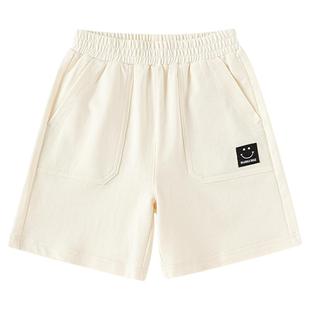 巴拉巴拉童装宝宝裤子婴儿裤子男童休闲裤儿童中裤纯棉2025新款夏