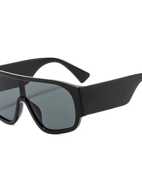 2025新款白色大框太阳镜男女通用防紫外线显脸小超轻简约时尚墨镜