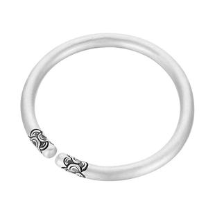 九乐999银手镯女纯银复古文艺祥云纹金箍棒足银年轻款手环送女友