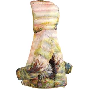 森系女童轻薄羽绒服儿童2025新款春秋冬女孩90白鸭绒防风连帽外套