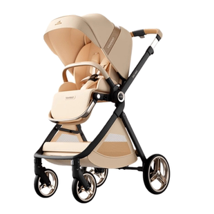 逸乐途emupro双向婴儿推车可坐躺轻便折叠高景观新生儿遛娃神器