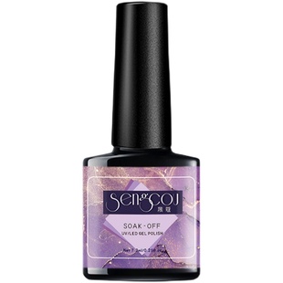 2026新款美甲店专用温变碎钻超闪超亮持久光疗甲油胶nail polish