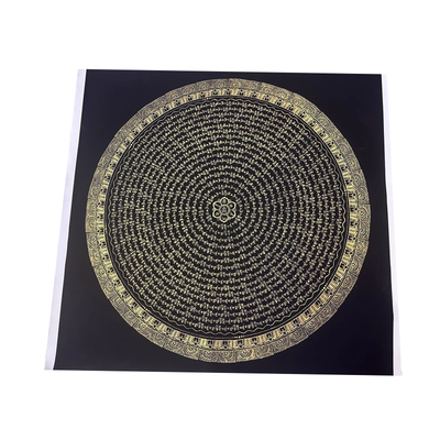 唐卡手绘diy六字真言数字油画