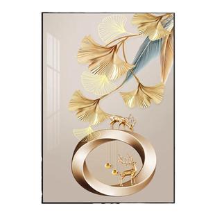 入户玄关装饰画走廊过道竖版现代简约轻奢挂画正对门客厅玄幻壁画