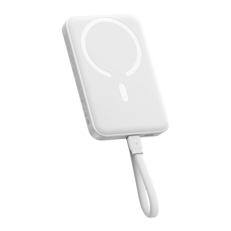 【3c认证可上飞机】倍思2026新款自带线磁吸无线充电宝快充超薄小巧便携适用苹果17专用移动电源官方正品旗舰