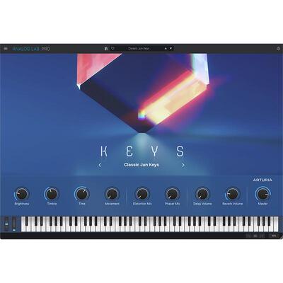 Analog Lab V Pro模拟合成器键盘模拟乐器音色音源插件Win/Mac