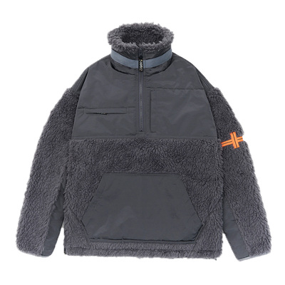 UPPERVOID半开保暖抓绒服