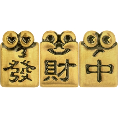 周大福独白复古黄金转运珠