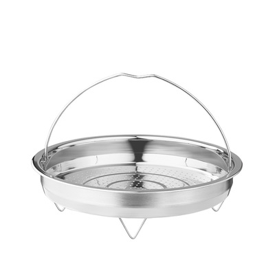 新款304不锈钢带提手蒸盘