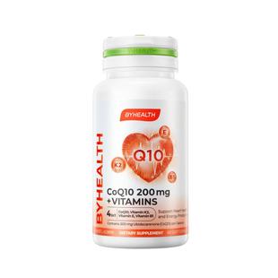 BYHEALTH海外高浓度200mg辅酶q10进口四重营养保护心脏备孕