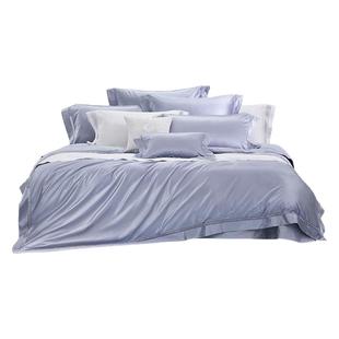 罗莱家纺真丝桑蚕丝100支匹马棉贡缎丝绵床单被套双人床四件套