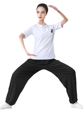太极武术服夏季短袖练功裤武术服