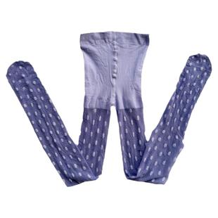 日系小众彩色花朵提花性感连裤袜春夏薄款波浪条纹蕾丝打底袜子女