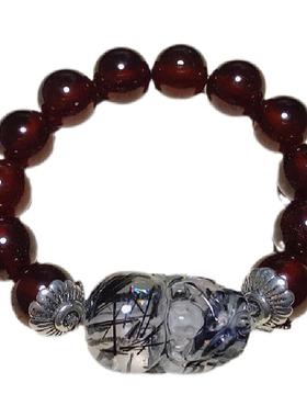 承李李原创设计招财女黑发晶珠宝