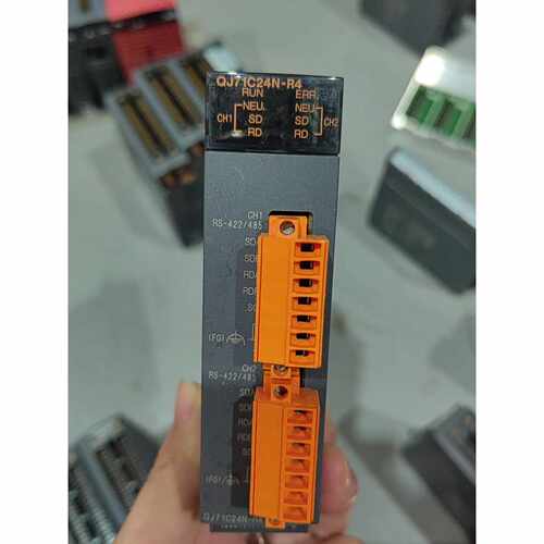 三菱QJ71C24N-R4串行通信模块，原装拆机，成色如图，