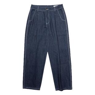 CITYDIVE Top Stitching Jeans巴恩风穿搭缉明线设计水洗廓形牛仔