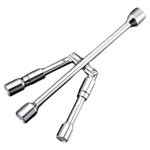 汽车轮胎扳手省力换备胎汽车通用型随车工具十字架轮胎套筒扳手