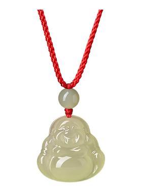 【纯天然和田玉】弥勒佛吊坠