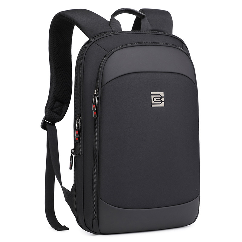 2026新款可扩容背包男士双肩包小型旅行电脑包轻便防水商务出差包