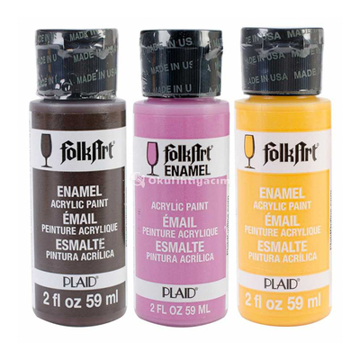 plaid美国folkart玻璃水性颜料
