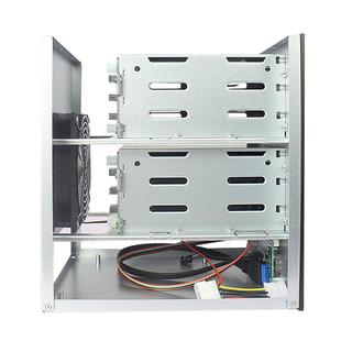 8盘位NAS机箱黑群晖热插拔家庭影院私有云存储itx小主机箱