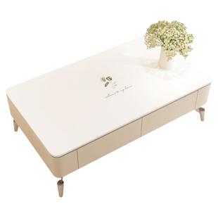 皮革茶几桌布防水防烫防油客厅电视柜桌垫轻奢茶几布茶几垫高级感