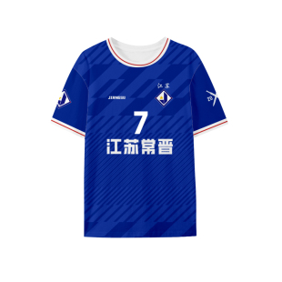 2026江苏常晋队服球员版足球衣服速干短袖t恤衫男女冰丝球迷半袖