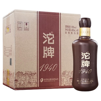 舍得沱牌1940纪念酒50度480ml*6
