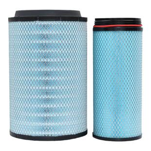 适配K2841空气滤芯解放悍威德龙F3000重汽T7h滤清器A7豪沃336 380