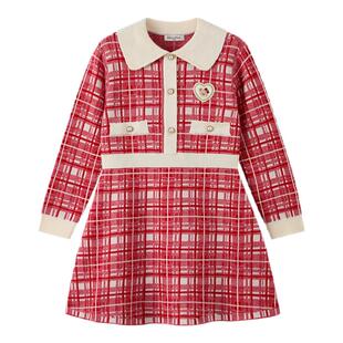 【新年】PawinPaw卡通小熊童装26年新款女童女宝宝针织连衣裙